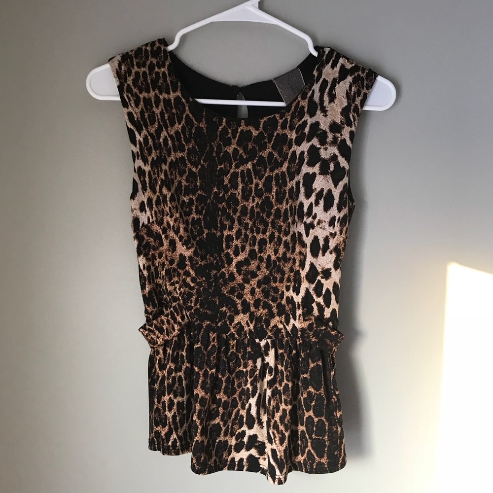 Leopard Stretch Tank